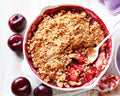 Apple and Plum Crumble
