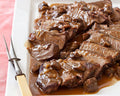 Roast Beef Brisket with Mushroom Sauce