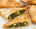 Cheese and Spinach Triangles