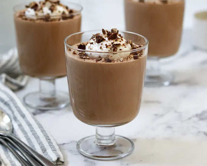 Chocolate Mousse Shot with Marshmallow
