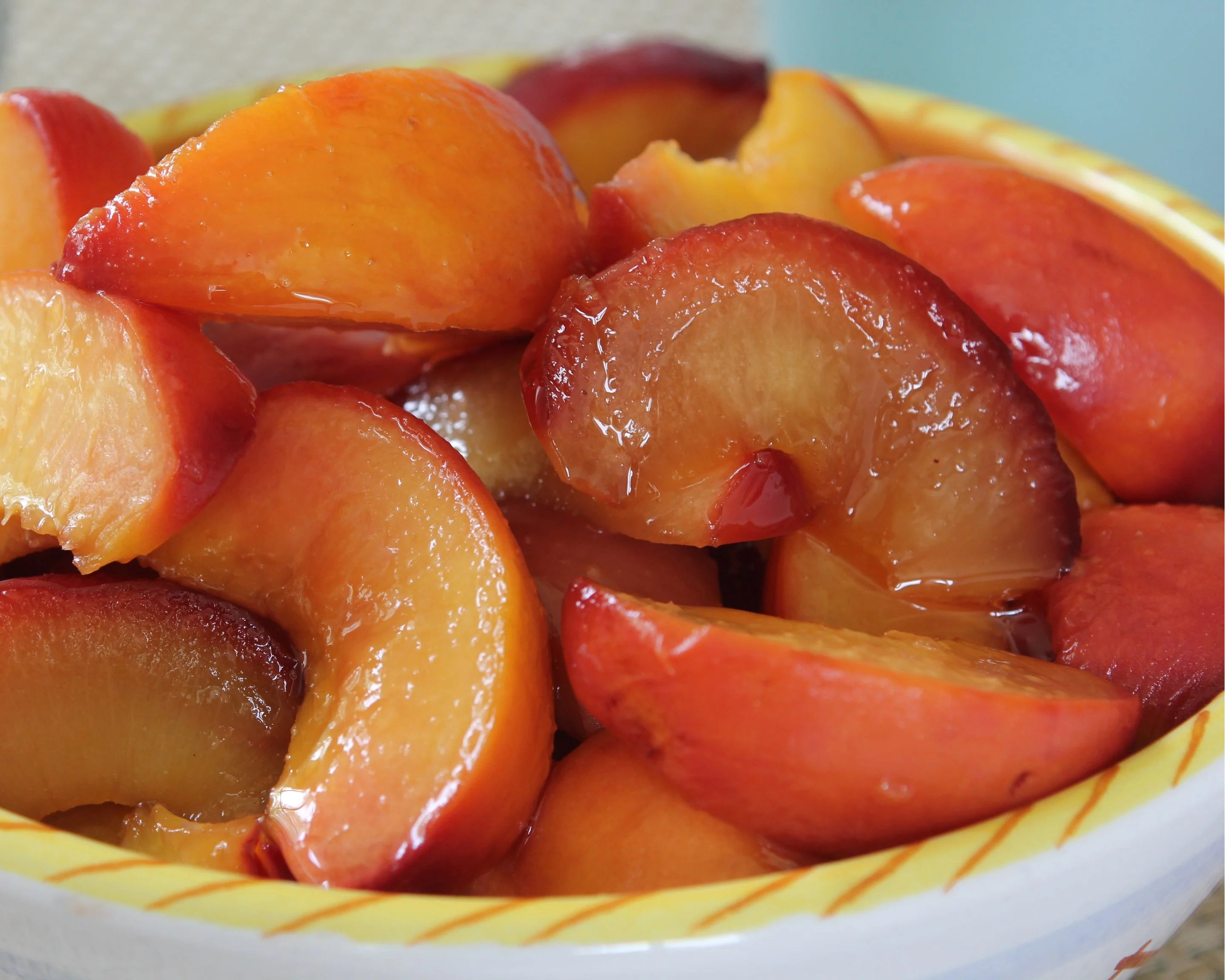 Fruit compote (plum nectarine peach )