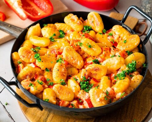Gnocchi in Paprika Sauce