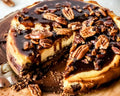 Pecan and Chocolate Cheesecake