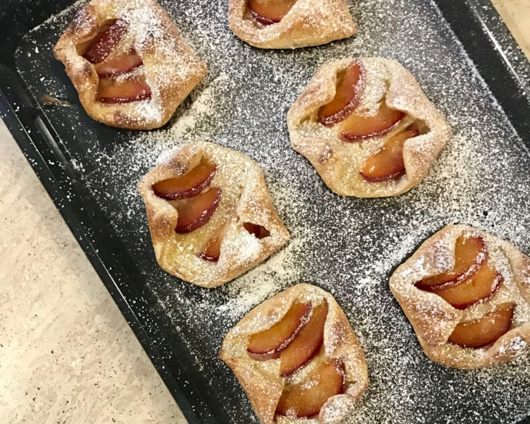 Plum and Apple Danish's