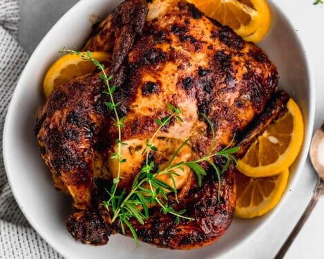 Roast Chicken with Orange Honey Sauce