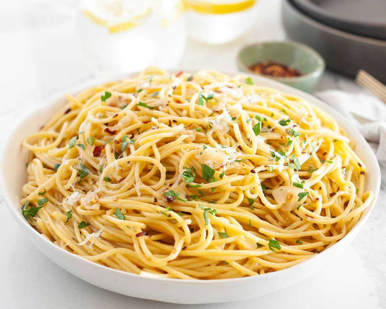 Garlic Spaghetti