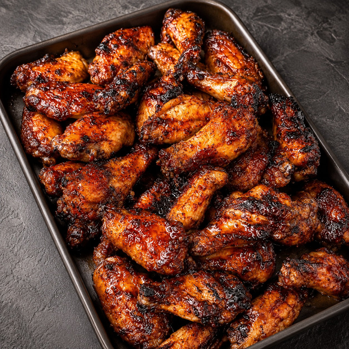Roasted Orange Honey Chicken Wings